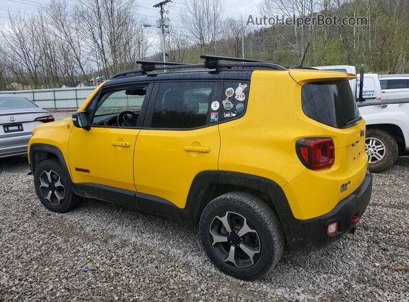 ZACNJBC16KPJ96538 2019 JEEP RENEGADE Желтый Задняя левая четверть