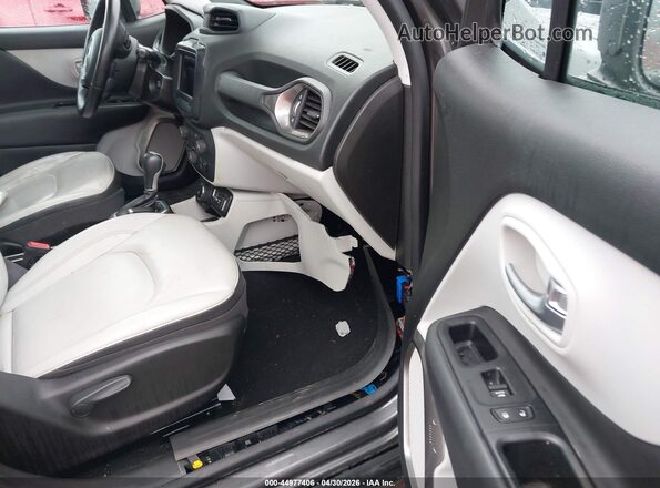 ZACNJBD18KPJ93977 2019 JEEP RENEGADE Серый Вид салона спереди