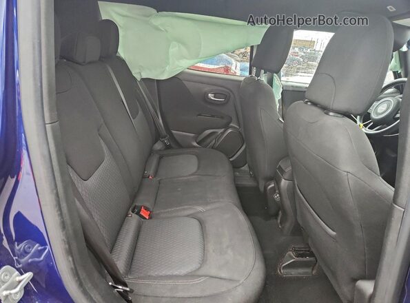 ZACNJCBB8MPM66565 2021 JEEP RENEGADE Blue Rear interior view