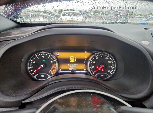 ZACNJCBB8MPM66565 2021 JEEP RENEGADE Blue Instrument cluster view