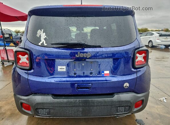 ZACNJCBB8MPM66565 2021 JEEP RENEGADE Blue Rear view