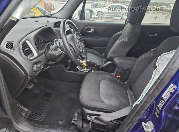 ZACNJCBB8MPM66565 2021 JEEP RENEGADE Blue Front interior view