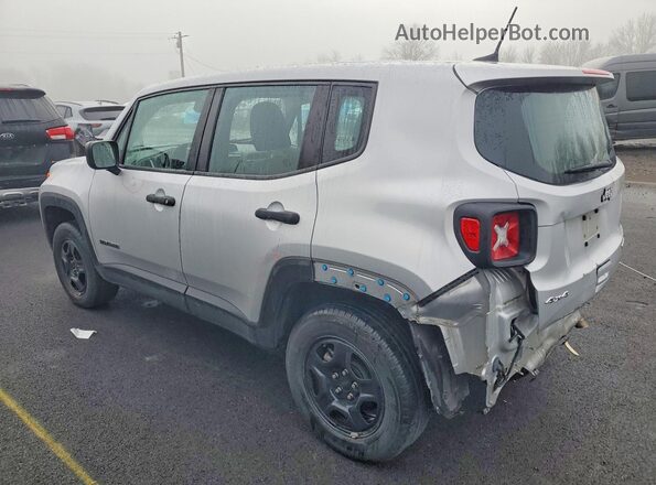 ZACNJDAB5MPN21321 2021 JEEP RENEGADE Silver Tył lewy