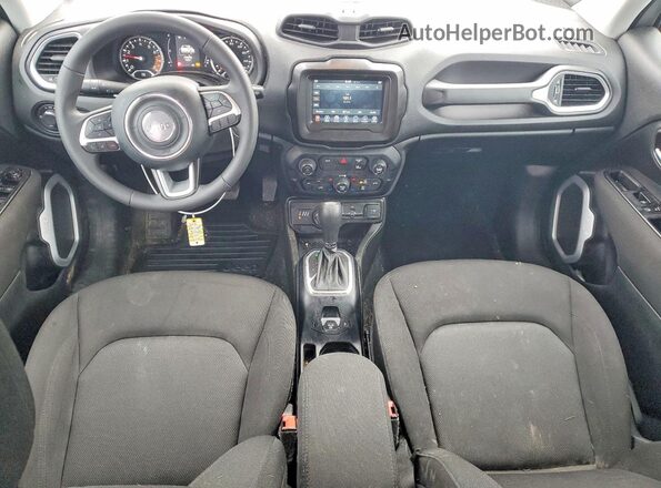 ZACNJDAB5MPN21321 2021 JEEP RENEGADE Silver Widok deski rozdzielczej