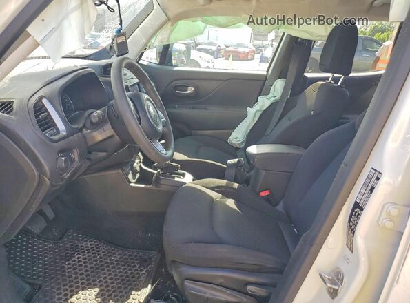 ZACNJDB13PPP19101 2023 JEEP RENEGADE Белый Вид салона спереди