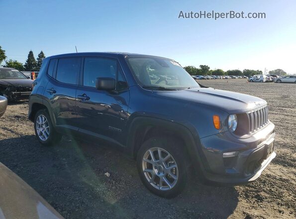 ZACNJDB13PPP24041 2023 JEEP RENEGADE Blue Przód prawy