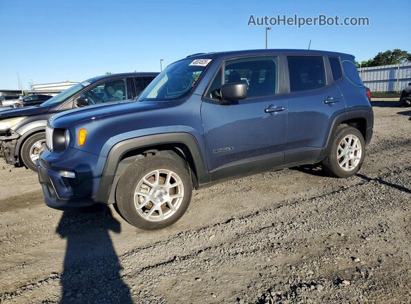 ZACNJDB13PPP24041 2023 JEEP RENEGADE Blue Przód lewy