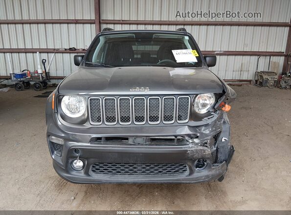 ZACNJDB15NPN71840 2022 JEEP RENEGADE Gray Սարքավորումների վահանակի տեսք
