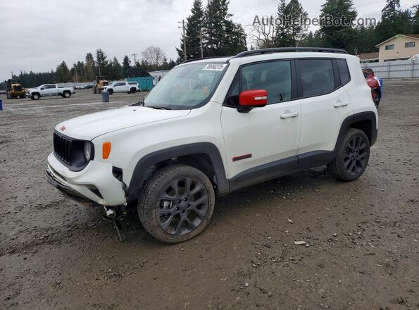 ZACNJDB16PPP56174 2023 JEEP RENEGADE White წინა მარცხენა ხედი სამი მეოთხედიდან