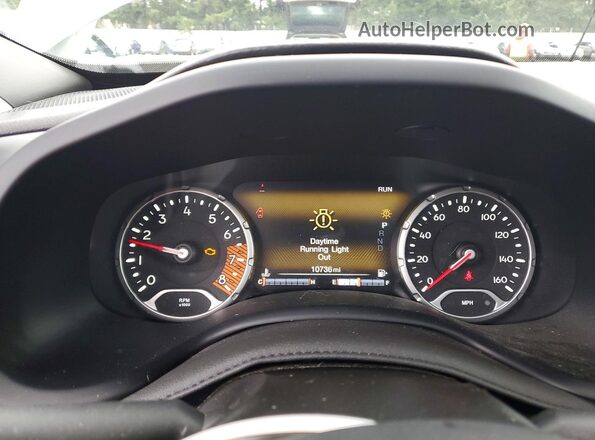 ZACNJDB16PPP56174 2023 JEEP RENEGADE White ხელსაწყოთა პანელის ხედი
