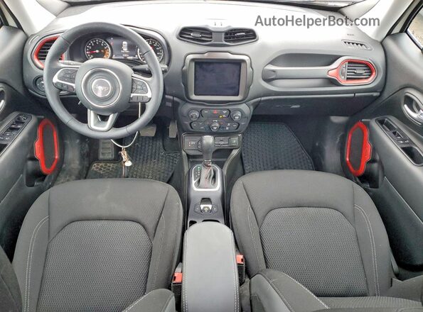 ZACNJDB16PPP56174 2023 JEEP RENEGADE White წინა პანელის ხედი