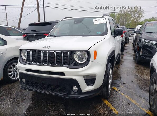 ZACNJDB17NPN63237 2022 JEEP RENEGADE White Przód lewy