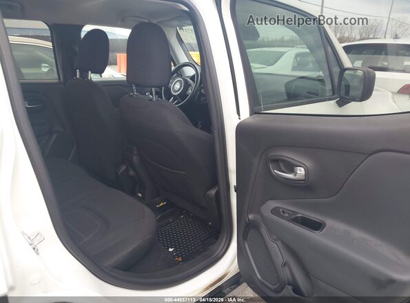 ZACNJDB17NPN63237 2022 JEEP RENEGADE White Widok naklejki z numerem VIN