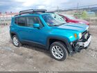 2021 Jeep Renegade Latitude 4x4 Бирюзовый vin: ZACNJDBB3MPN34633