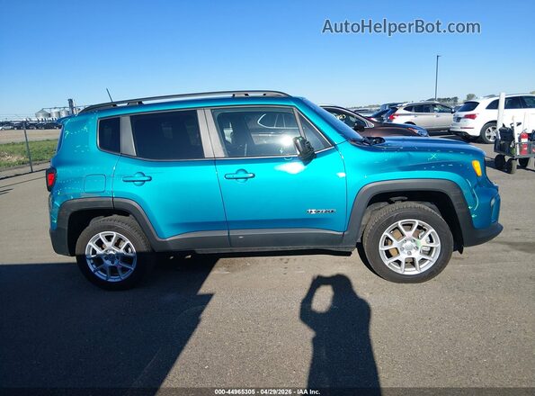 ZACNJDBB4MPM75236 2021 JEEP RENEGADE Green ხელსაწყოთა პანელის ხედი