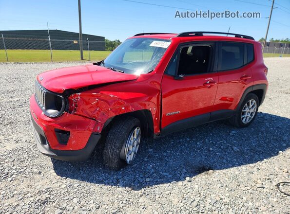 ZACNJDBB8MPM52025 2021 JEEP RENEGADE Red წინა მარცხენა ხედი სამი მეოთხედიდან