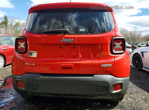 ZACNJDBB8MPM60433 2021 JEEP RENEGADE Orange Հետևի տեսք