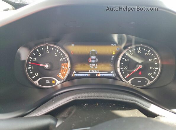 ZACNJDBB8MPM60433 2021 JEEP RENEGADE Orange Սարքավորումների վահանակի տեսք