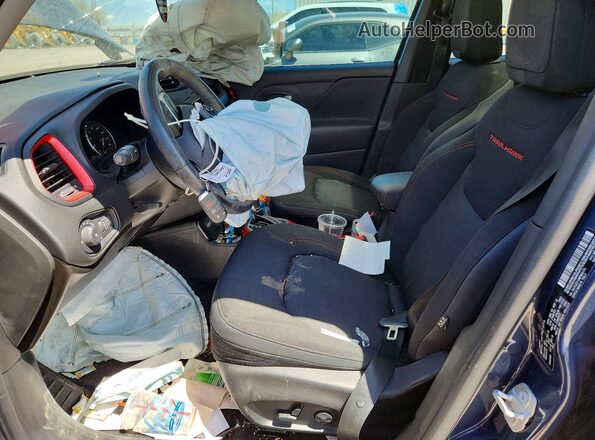 ZACNJDC12MPM98178 2021 JEEP RENEGADE Blue Front interior view