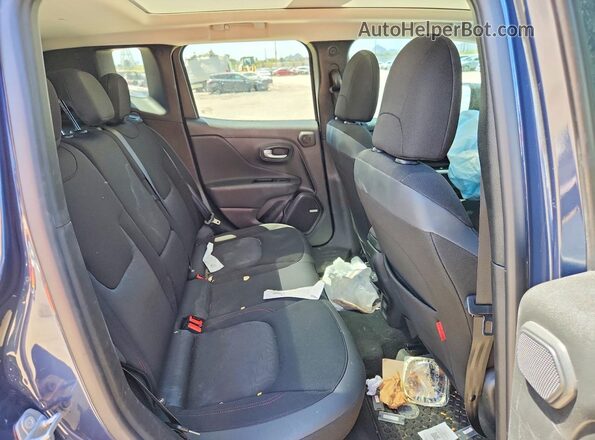 ZACNJDC12MPM98178 2021 JEEP RENEGADE Blue Rear seats view