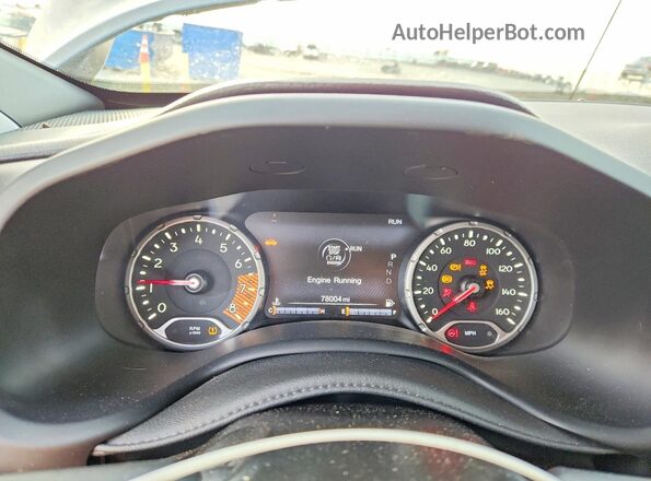 ZACNJDC14MPM36037 2021 JEEP RENEGADE Black Widok zestawu wskaźników