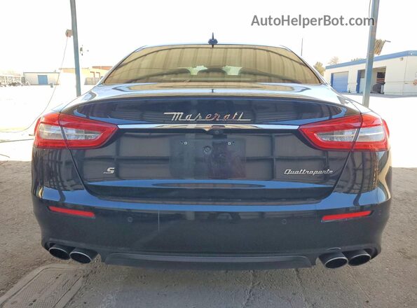 ZAM56YPA1J1286675 2018 MASERATI QUATTROPOR Черный Вид сзади