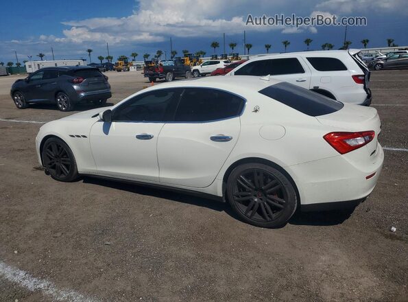 ZAM57RSA2H1220964 2017 MASERATI GHIBLI Белый Задняя левая четверть
