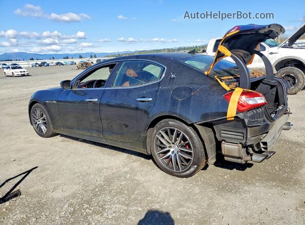 ZAM57RTAXG1174913 2016 MASERATI GHIBLI Черный Задняя левая четверть