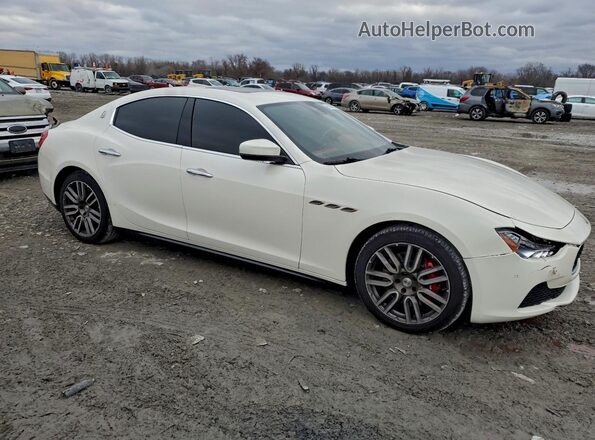 ZAM57RTL3H1242830 2017 MASERATI GHIBLI White Przód prawy