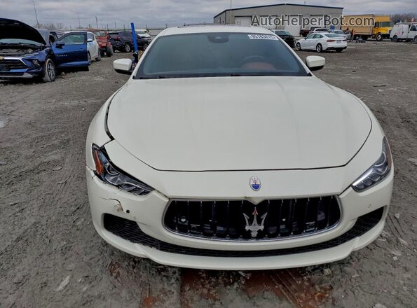 ZAM57RTL3H1242830 2017 MASERATI GHIBLI White Widok z przodu