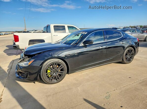 ZAM57XSA0K1308617 2019 MASERATI GHIBLI Черный Передняя левая четверть