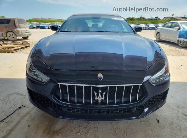 ZAM57YSA9M1367044 2021 MASERATI GHIBLI Синий Вид спереди