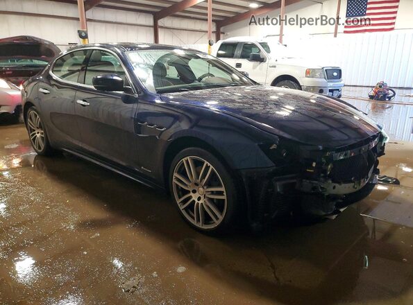 ZAM57YSLXK1319230 2019 MASERATI GHIBLI Blue Առջևի աջ