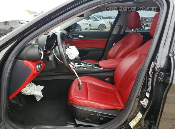 ZARFAMAN0L7626738 2020 ALFA ROMEO GIULIA Black Vista interior delantera