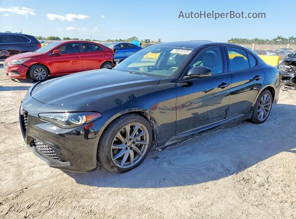 ZARFAMAN4S7689811 2025 ALFA ROMEO GIULIA Black Vista tres cuartos delantera izquierda