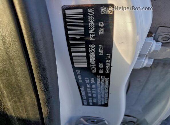 ZARFAMAN7N7655348 2022 ALFA ROMEO GIULIA Белый Вид подкапотного пространства