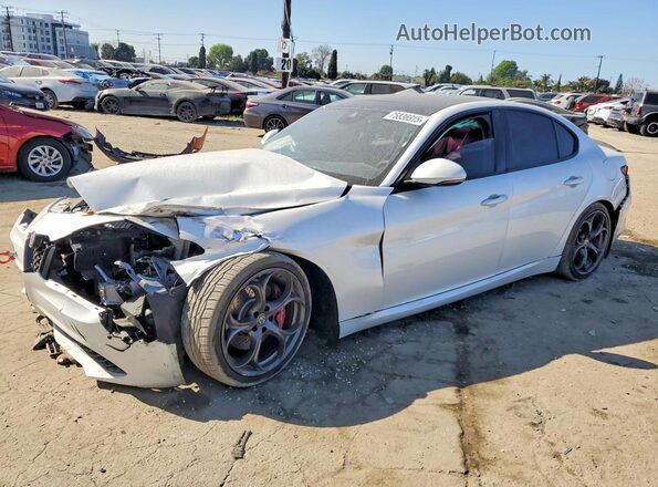 ZARFAMBN2K7604575 2019 ALFA ROMEO GIULIA Белый Передняя левая четверть