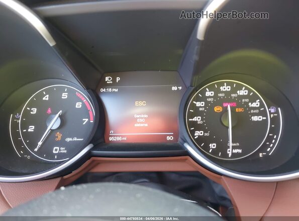 ZARFAMBN4L7634243 2020 ALFA ROMEO GIULIA Black Vista de los asientos traseros