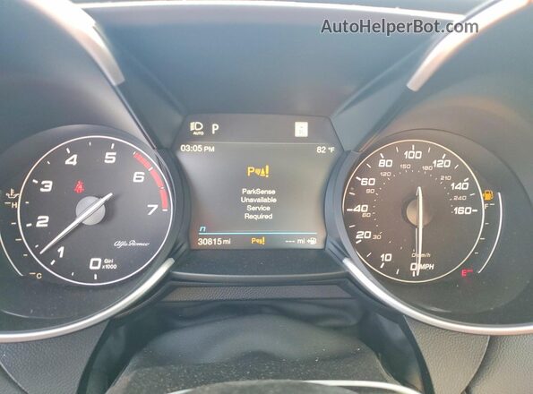 ZARFAMBN4P7669628 2023 ALFA ROMEO GIULIA Белый Вид щитка приборов