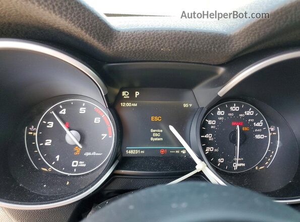 ZASFAKBN3J7B59865 2018 ALFA ROMEO STELVIO Серый Вид щитка приборов