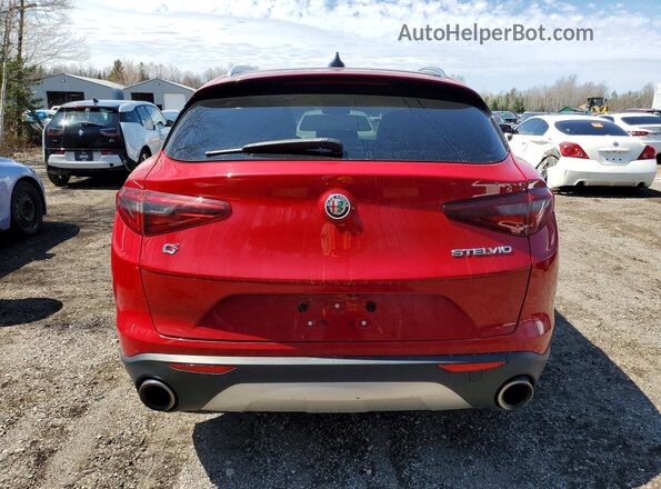ZASPAKAN4K7C51316 2019 ALFA ROMEO STELVIO Красный Вид сзади