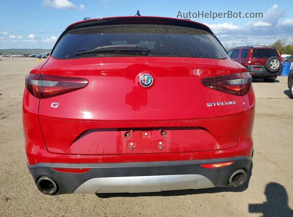 ZASPAKAN5K7C44407 2019 ALFA ROMEO STELVIO Красный Вид сзади