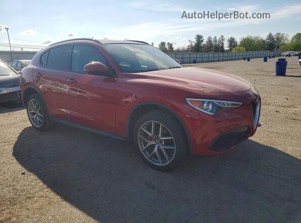 ZASPAKAN5K7C44407 2019 ALFA ROMEO STELVIO Красный Передняя правая четверть
