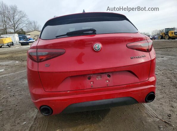 ZASPAKBN1L7C83933 2020 ALFA ROMEO STELVIO Красный Вид сзади