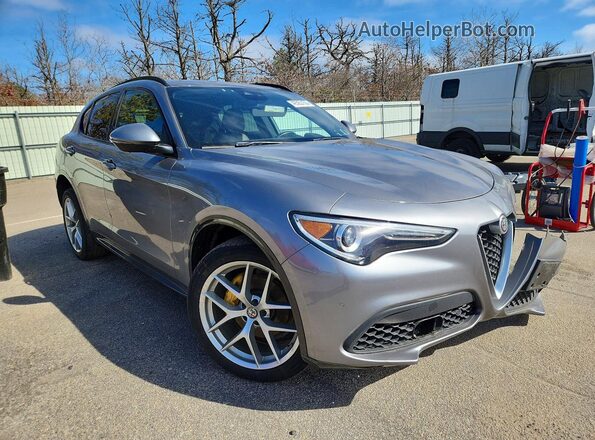 ZASPAKBN2L7C88980 2020 ALFA ROMEO STELVIO Серый Передняя правая четверть