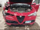 2019 Alfa Romeo Stelvio Ti Lusso Awd Желто-коричневый vin: ZASPAKBN6K7C57147