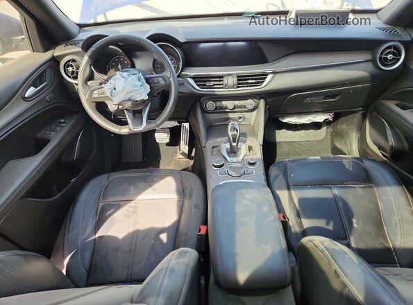 ZASPAKBN8N7D48747 2022 ALFA ROMEO STELVIO Blue Առջևի վահանակի տեսք