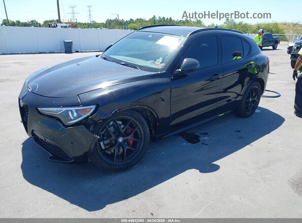 ZASPAKBN9L7C76261 2020 ALFA ROMEO STELVIO Black Przód lewy