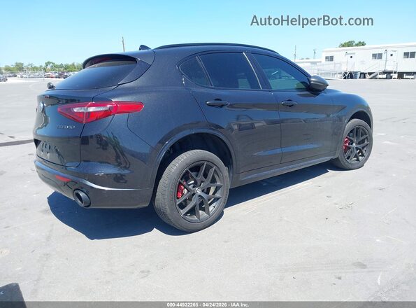 ZASPAKBN9L7C76261 2020 ALFA ROMEO STELVIO Black Tył prawy