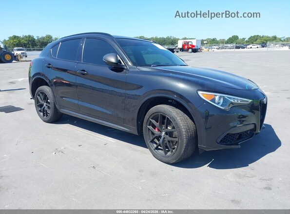 ZASPAKBN9L7C76261 2020 ALFA ROMEO STELVIO Black Przód prawy